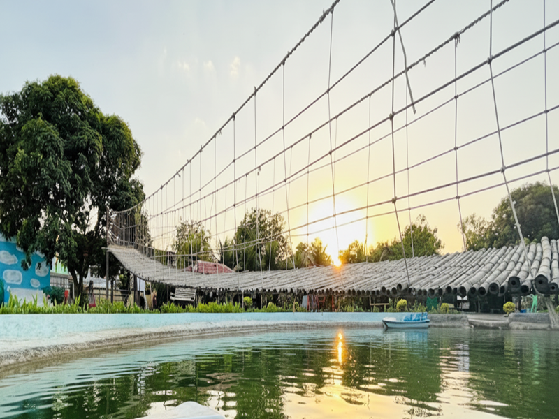 Families enjoying a full-day experience at the best agro resort in Shirdi