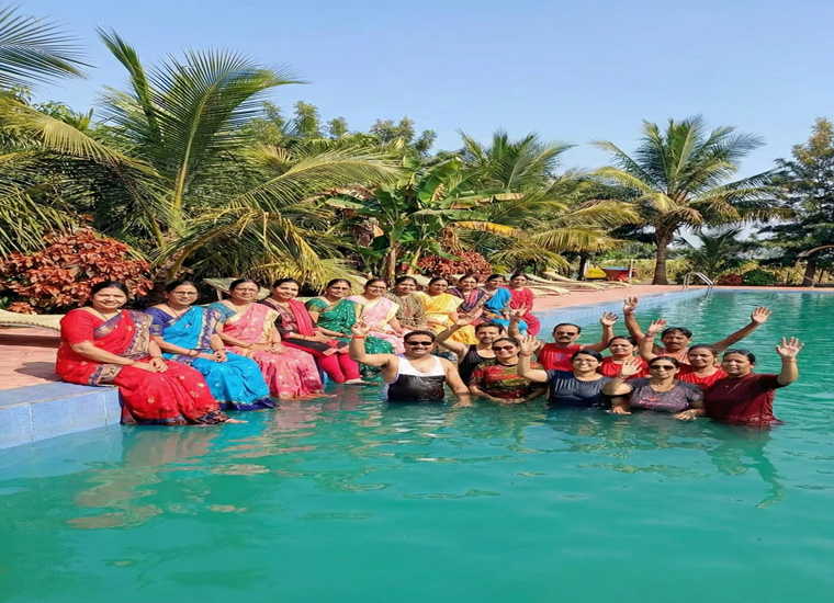 Families enjoying adventure and nature at Agatya, the Best Agro Resort in Shirdi