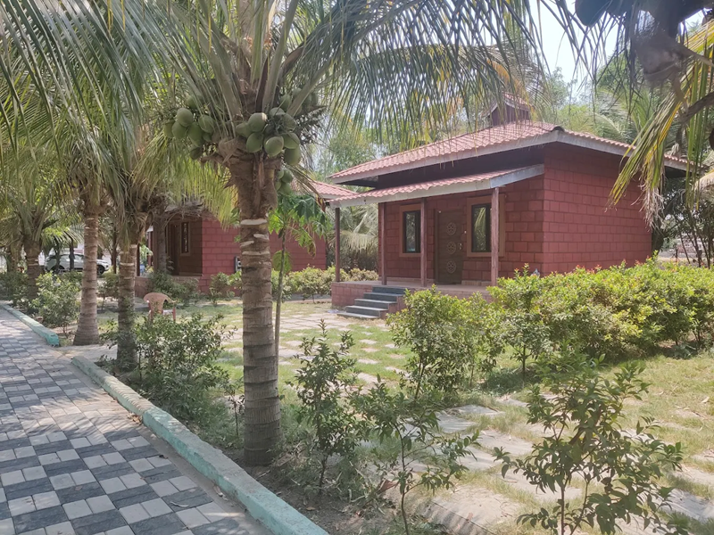 Children enjoying outdoor play at the Best Agro Resort in Shirdi